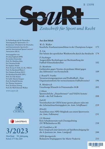 Titelblatt SpuRt Heft 3/2023