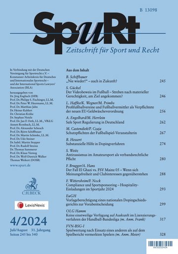 Titelblatt SpuRt Heft 4/2024