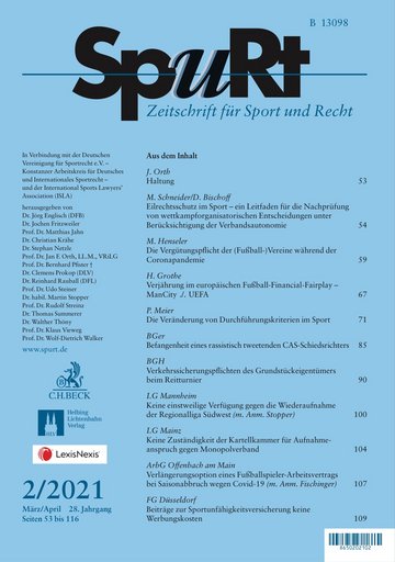 Titelblatt SpuRt Heft 2/2021