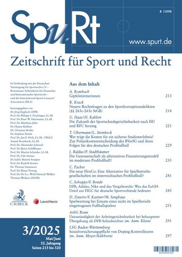 Titelblatt SpuRt Heft 3/2025