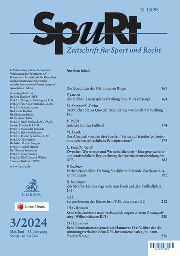 Titelblatt SpuRt Heft 3/2024