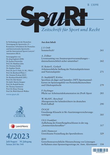 Titelblatt SpuRt Heft 4/2023