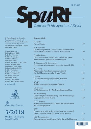 Titelblatt SpuRt Heft 3/2018