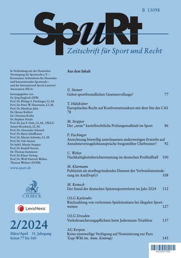 Titelblatt SpuRt Heft 2/2024